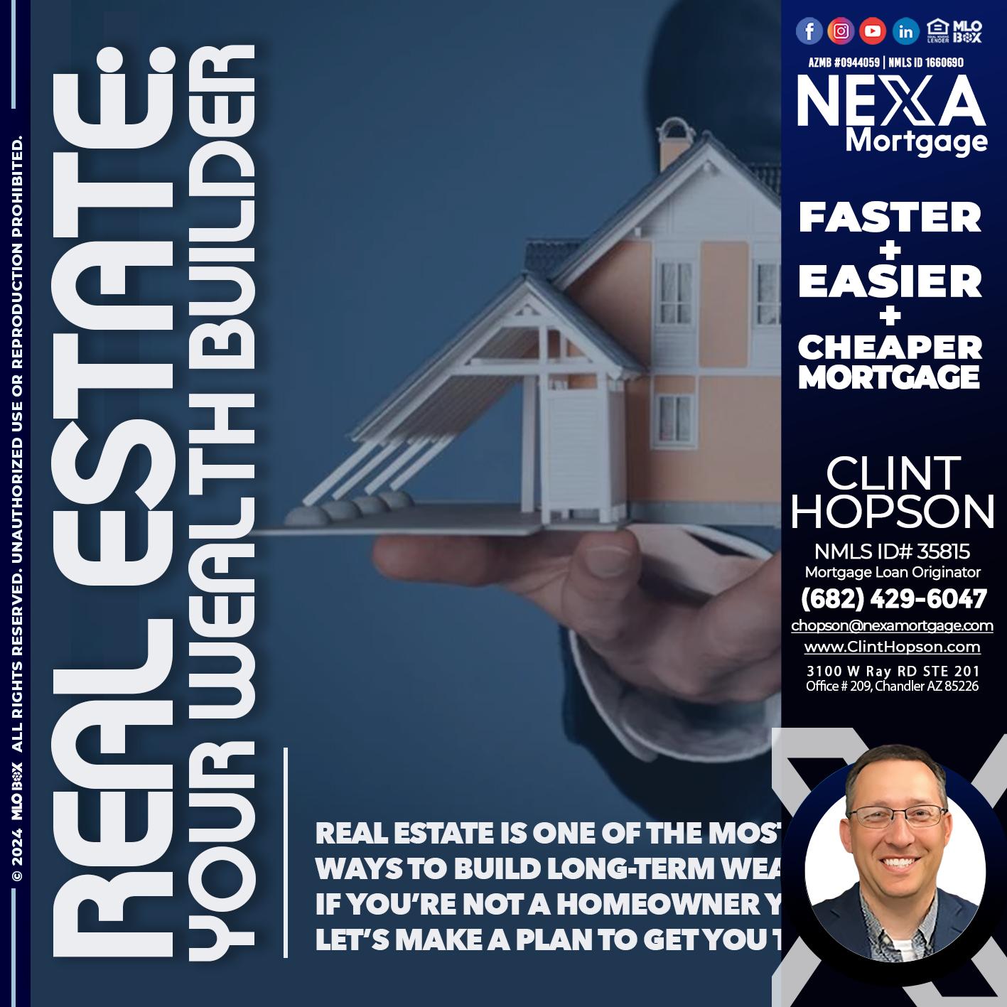 REAL ESTATE - Clint Hopson -Mortgage Loan Originator