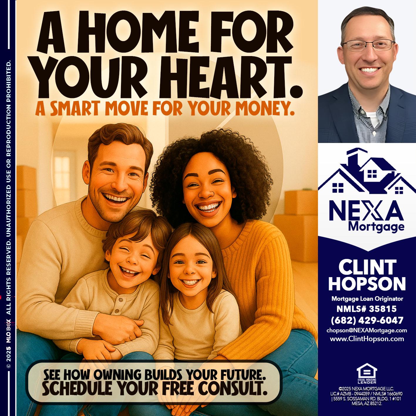 A HOME FOR - Clint Hopson -Mortgage Loan Originator