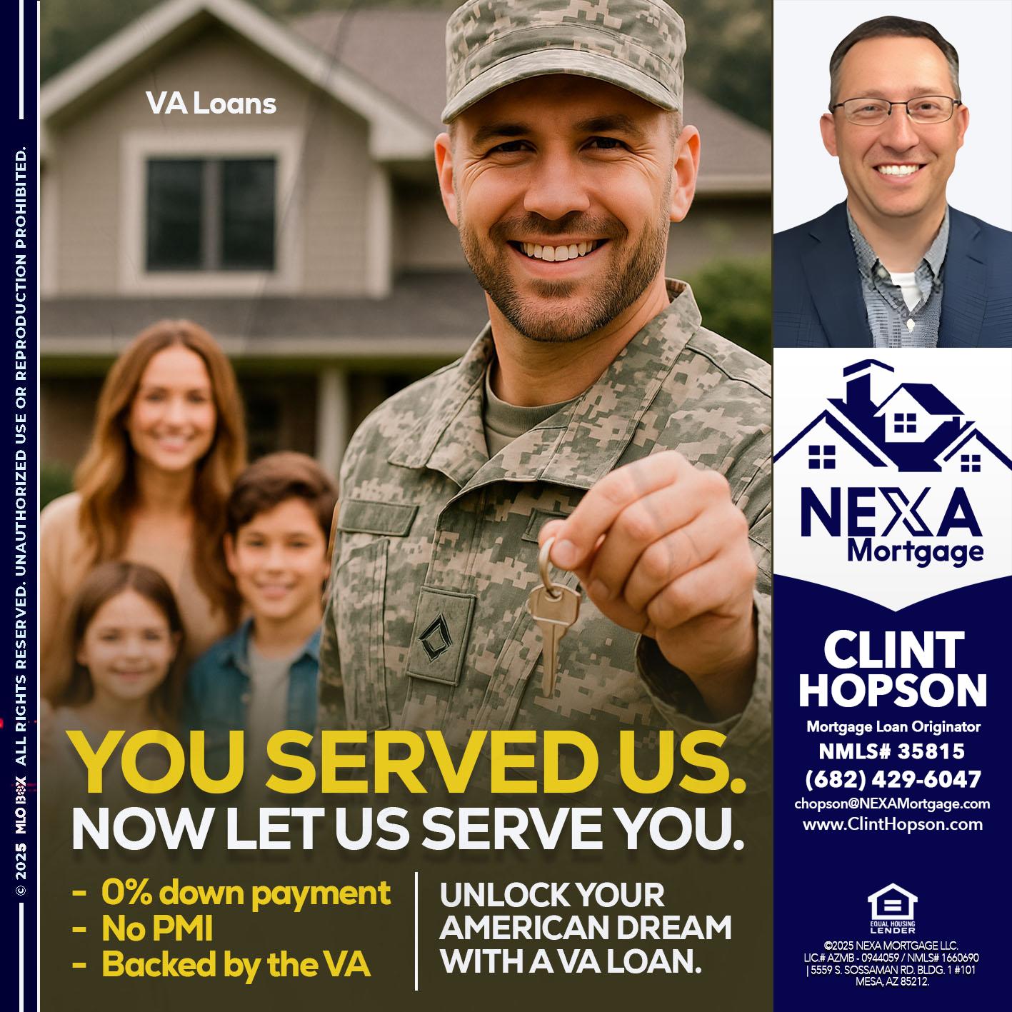 YOU DESERVED - Clint Hopson -Mortgage Loan Originator