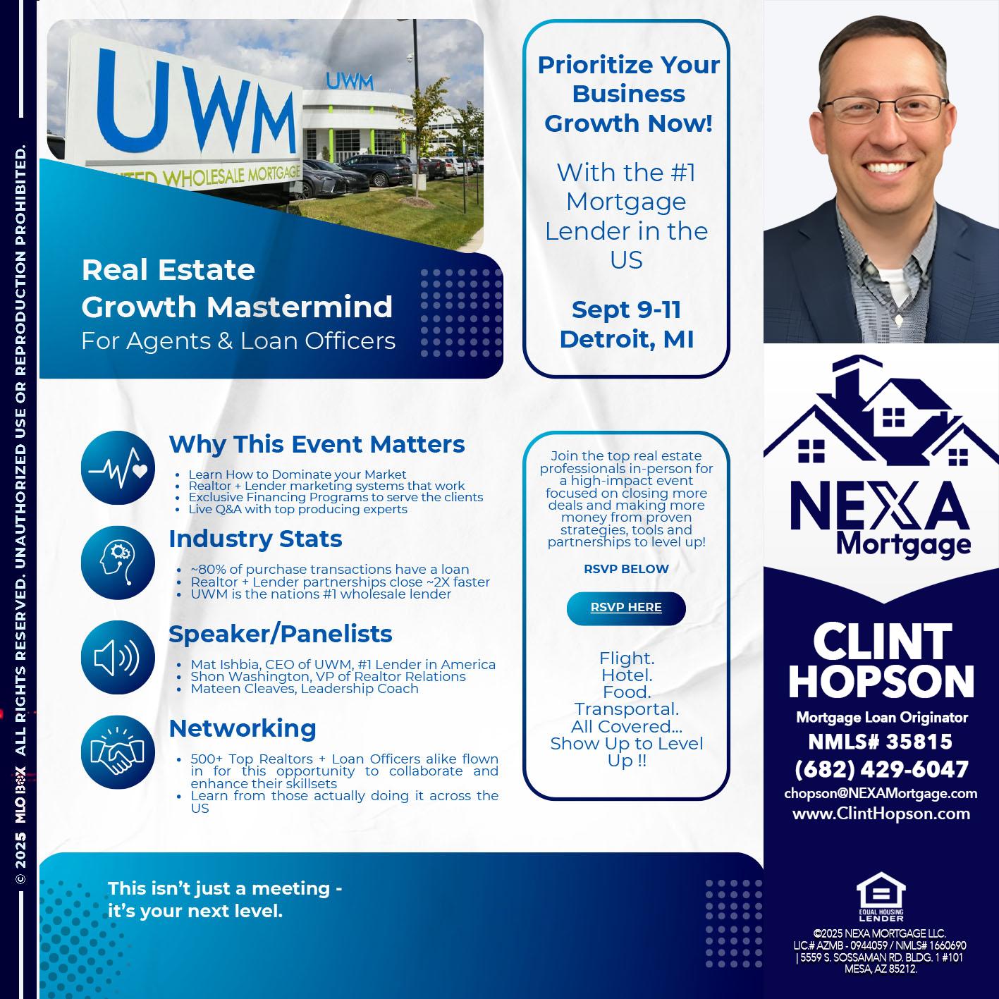 DETROIT TRIP - Clint Hopson -Mortgage Loan Originator