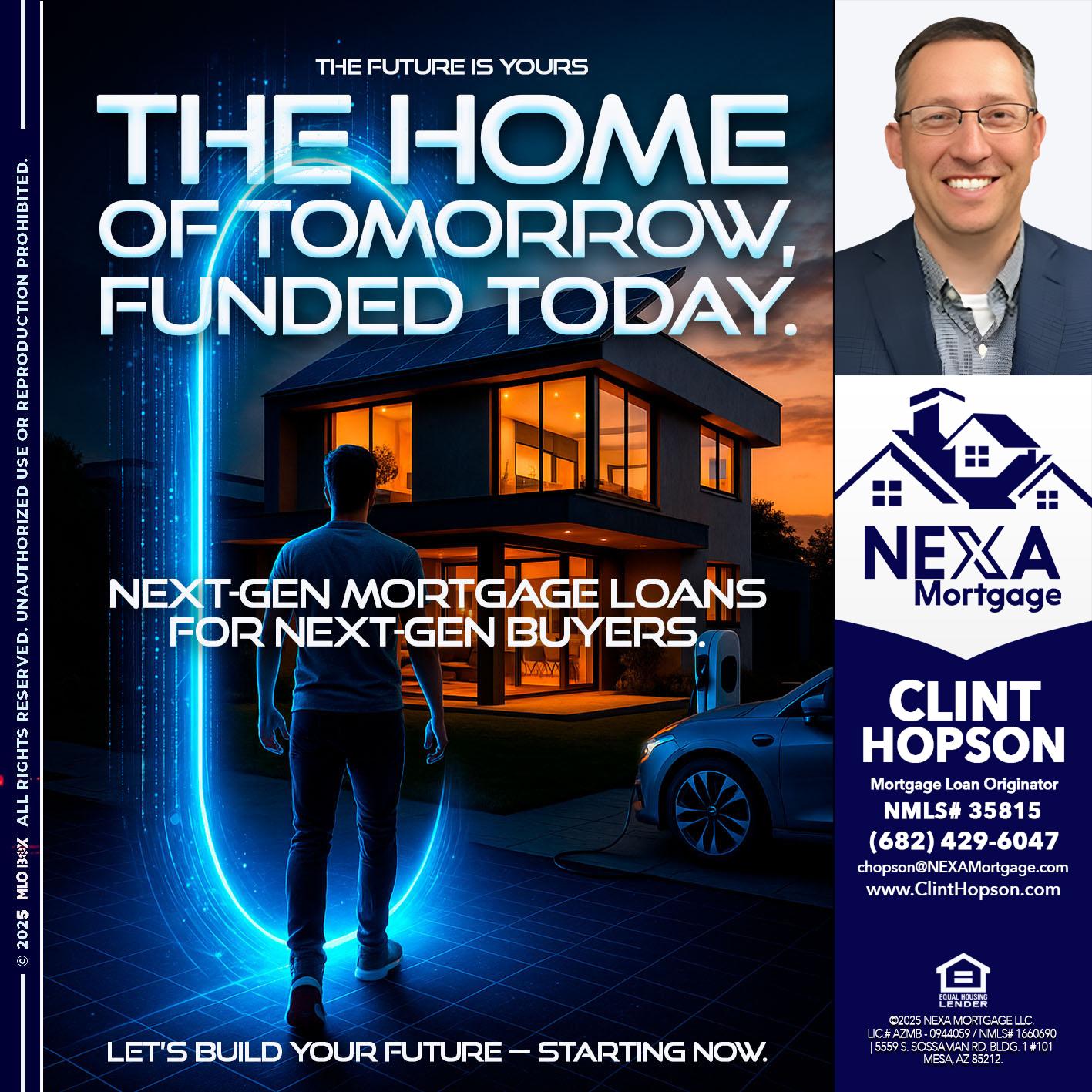 THE HOME - Clint Hopson -Mortgage Loan Originator