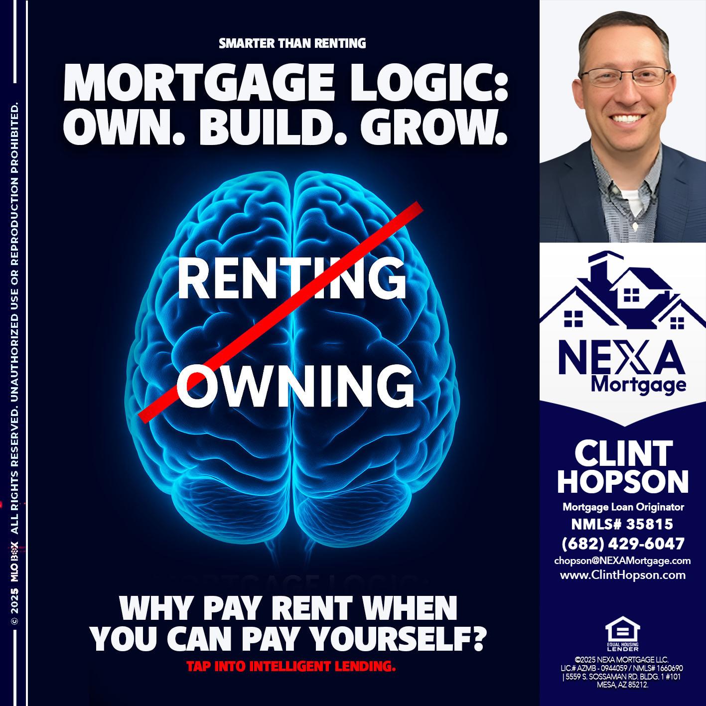 mortgage logic - Clint Hopson -Mortgage Loan Originator