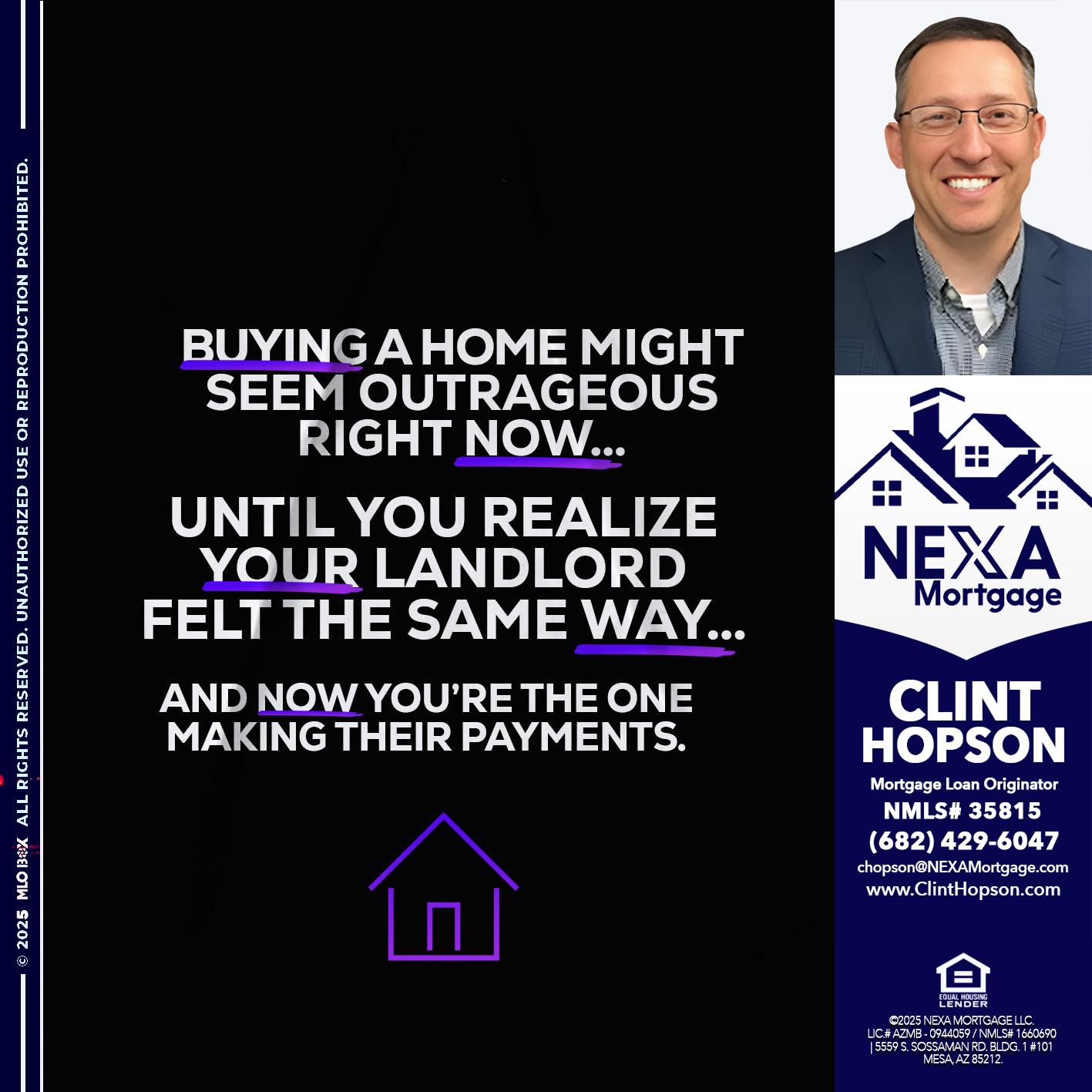 BUYING A HOME - Clint Hopson -Mortgage Loan Originator