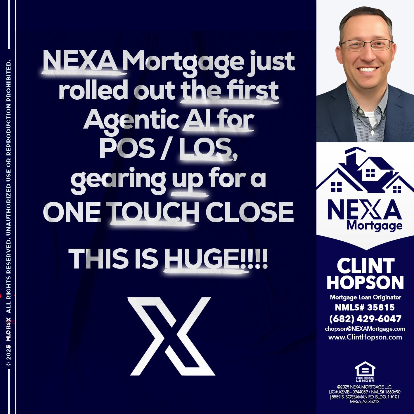 NEXA MORTGAGE - Clint Hopson -Mortgage Loan Originator