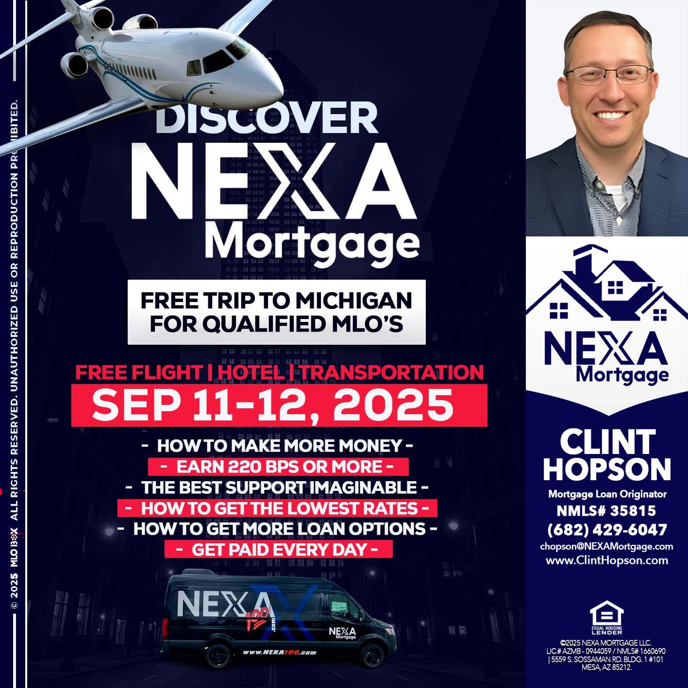 DISCOVER NEXA MORTGAGE - Clint Hopson -Mortgage Loan Originator
