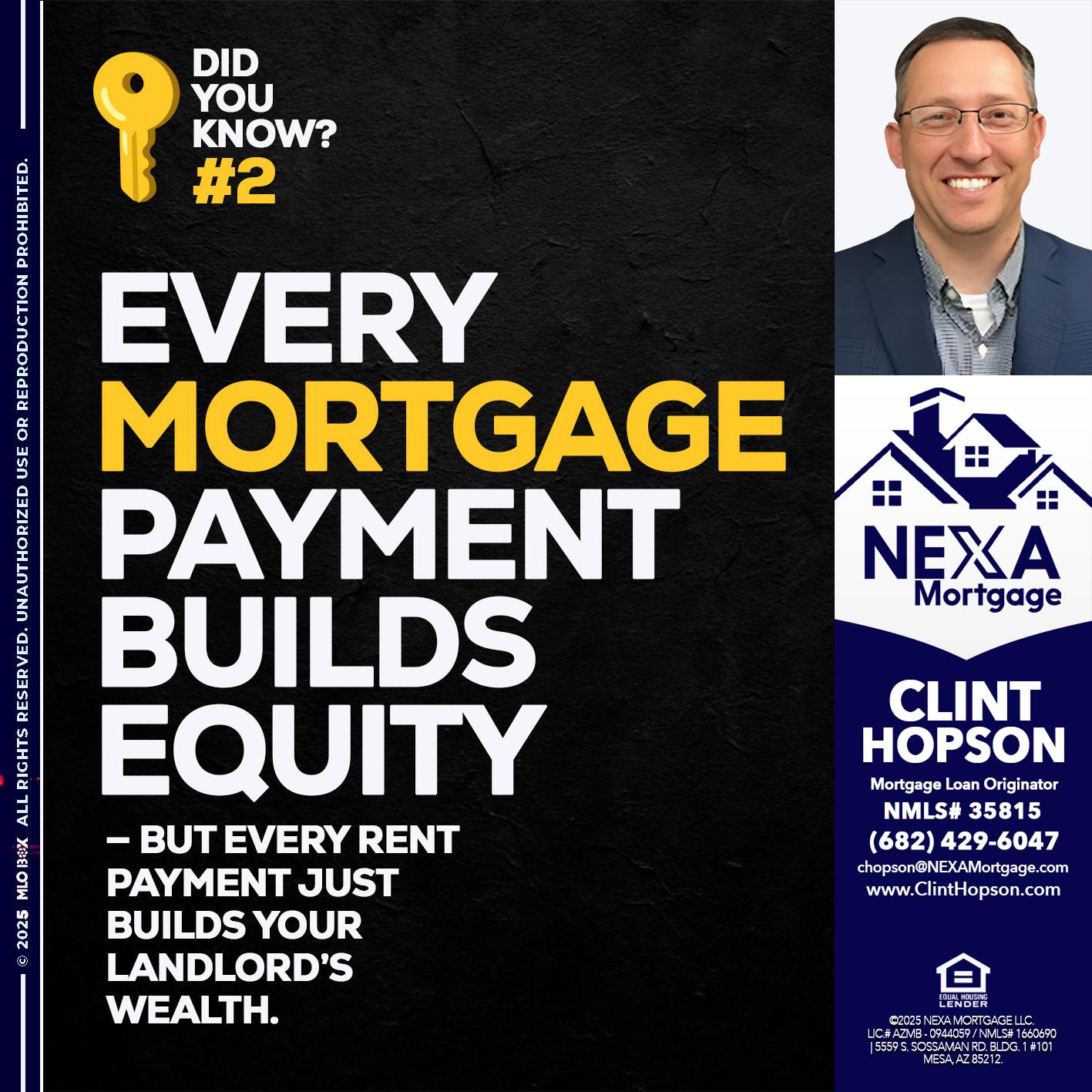 DID YOU KNOW? - Clint Hopson -Mortgage Loan Originator