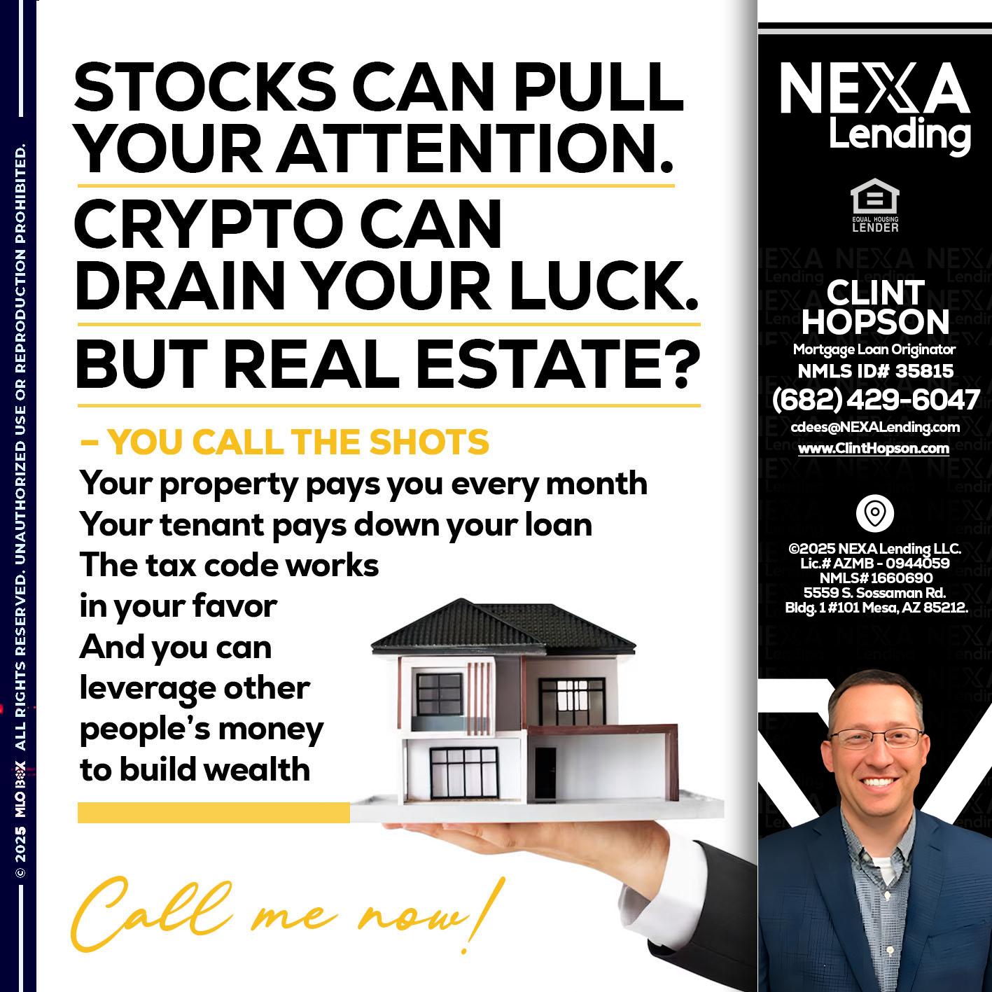 STOCK CAN - Clint Hopson -Mortgage Loan Originator