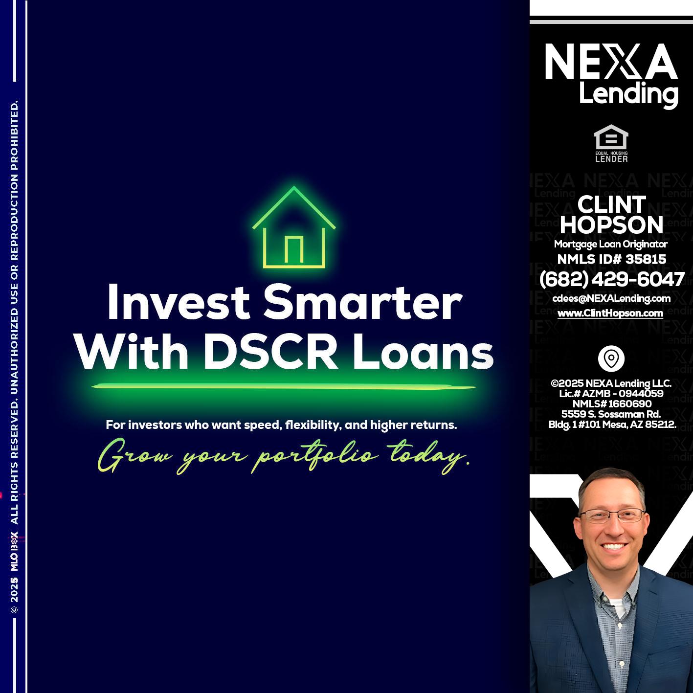 DSCR - Clint Hopson -Mortgage Loan Originator