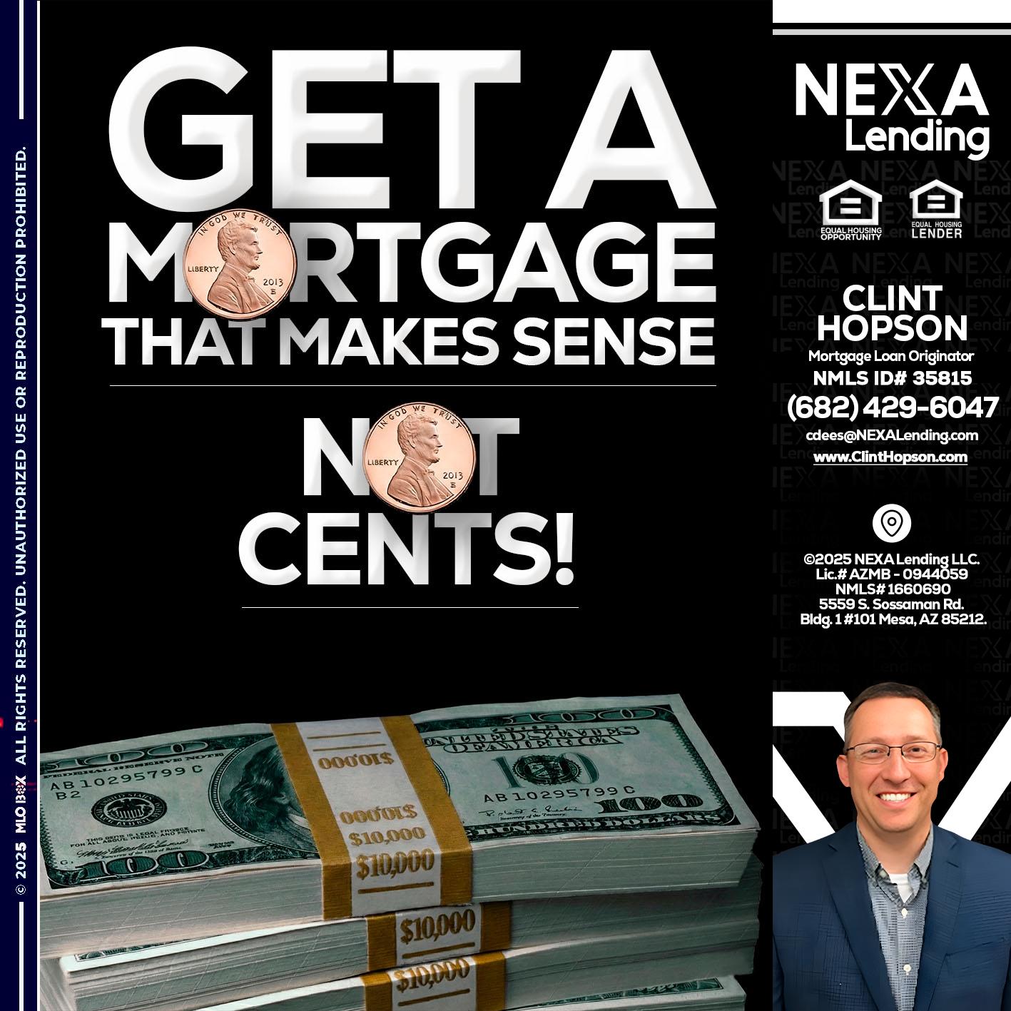 get a mortgage - Clint Hopson -Mortgage Loan Originator