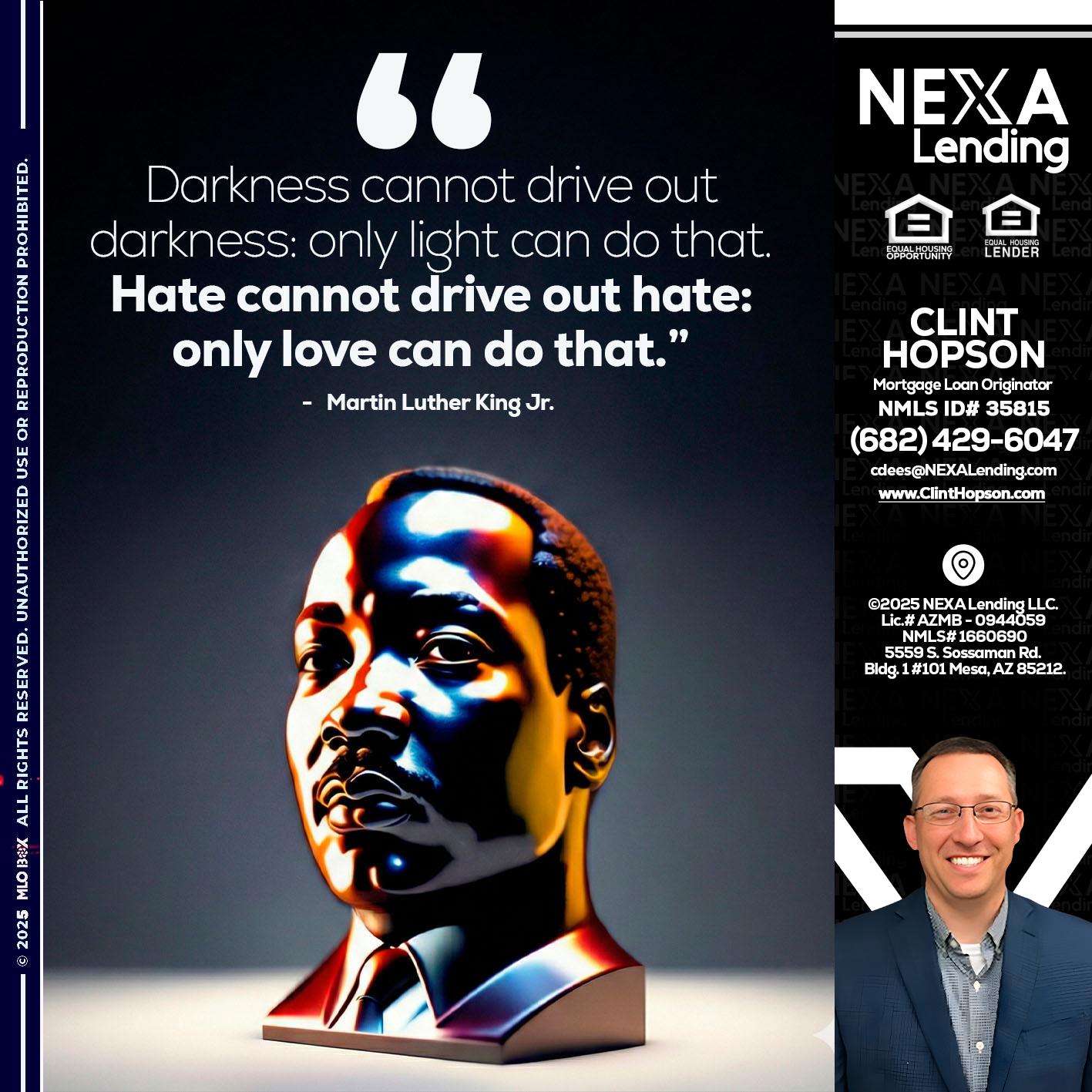 MLK 2026 - Clint Hopson -Mortgage Loan Originator