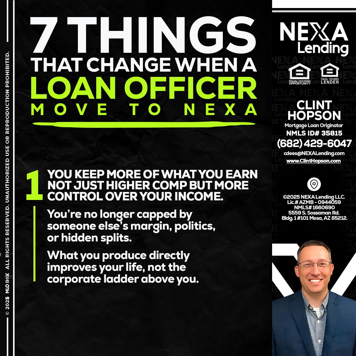 7 THINGS (1) - Clint Hopson -Mortgage Loan Originator
