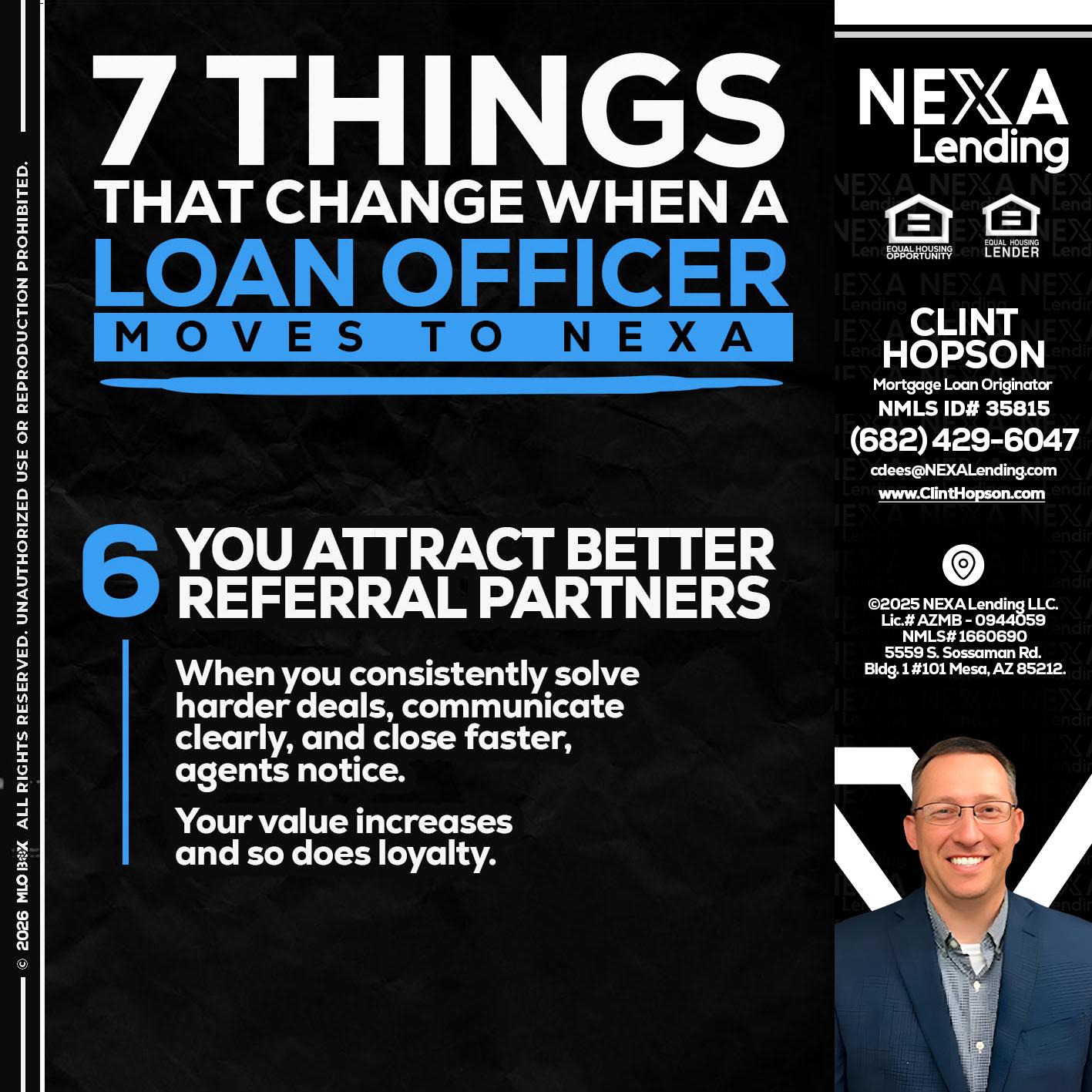 7 THINGS (6) - Clint Hopson -Mortgage Loan Originator
