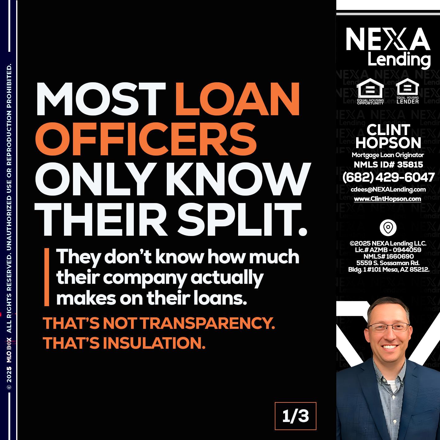 1 OF 3 - Clint Hopson -Mortgage Loan Originator