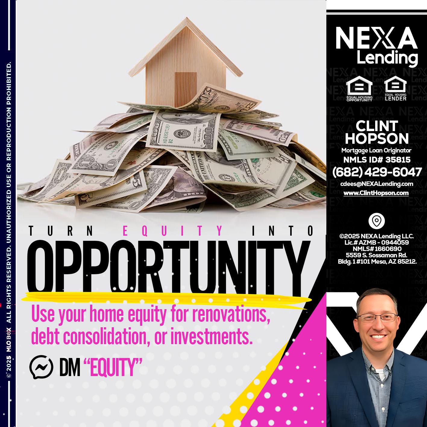 opportunity - Clint Hopson -Mortgage Loan Originator