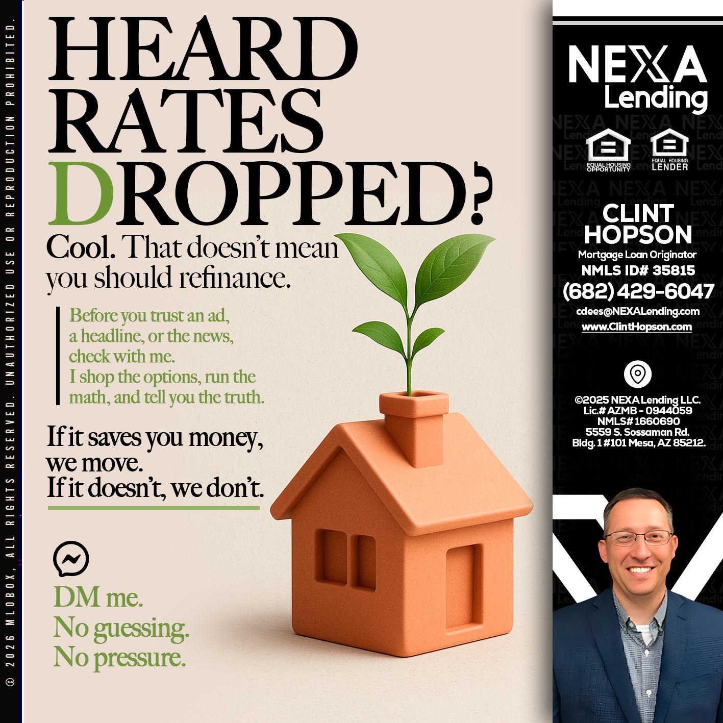 HEARD RATES - Clint Hopson -Mortgage Loan Originator