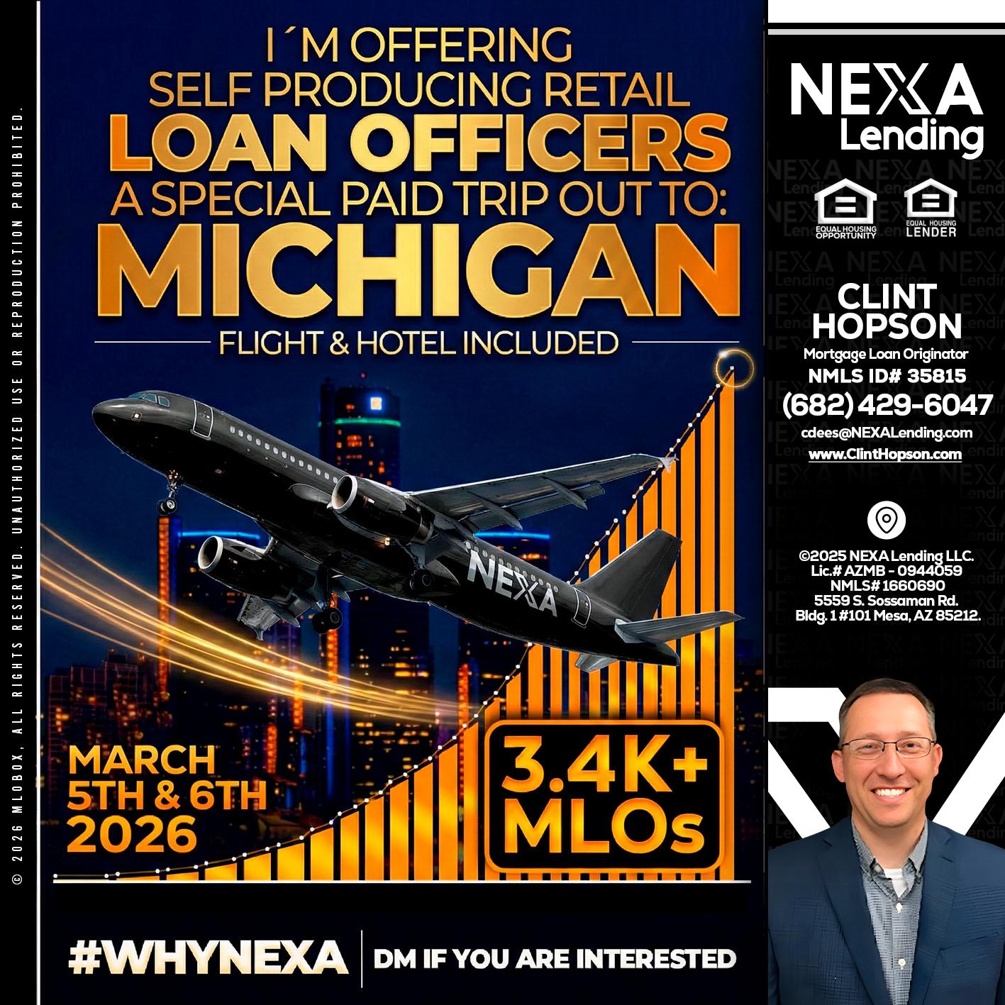 MICHIGAN - Clint Hopson -Mortgage Loan Originator