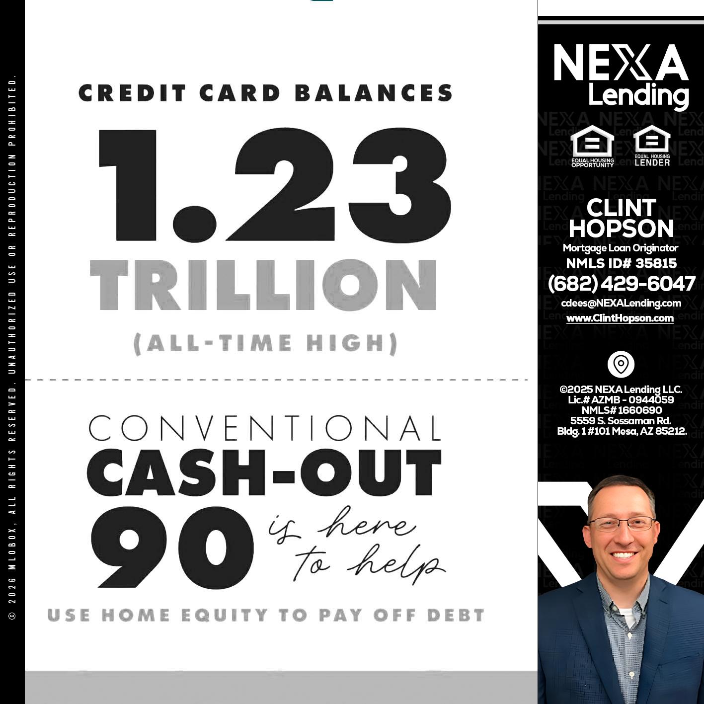 CREDIT CARD BALANCE - Clint Hopson -Mortgage Loan Originator