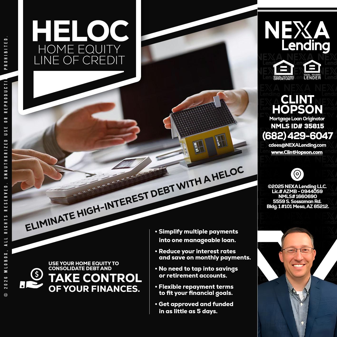 HELOC - Clint Hopson -Mortgage Loan Originator