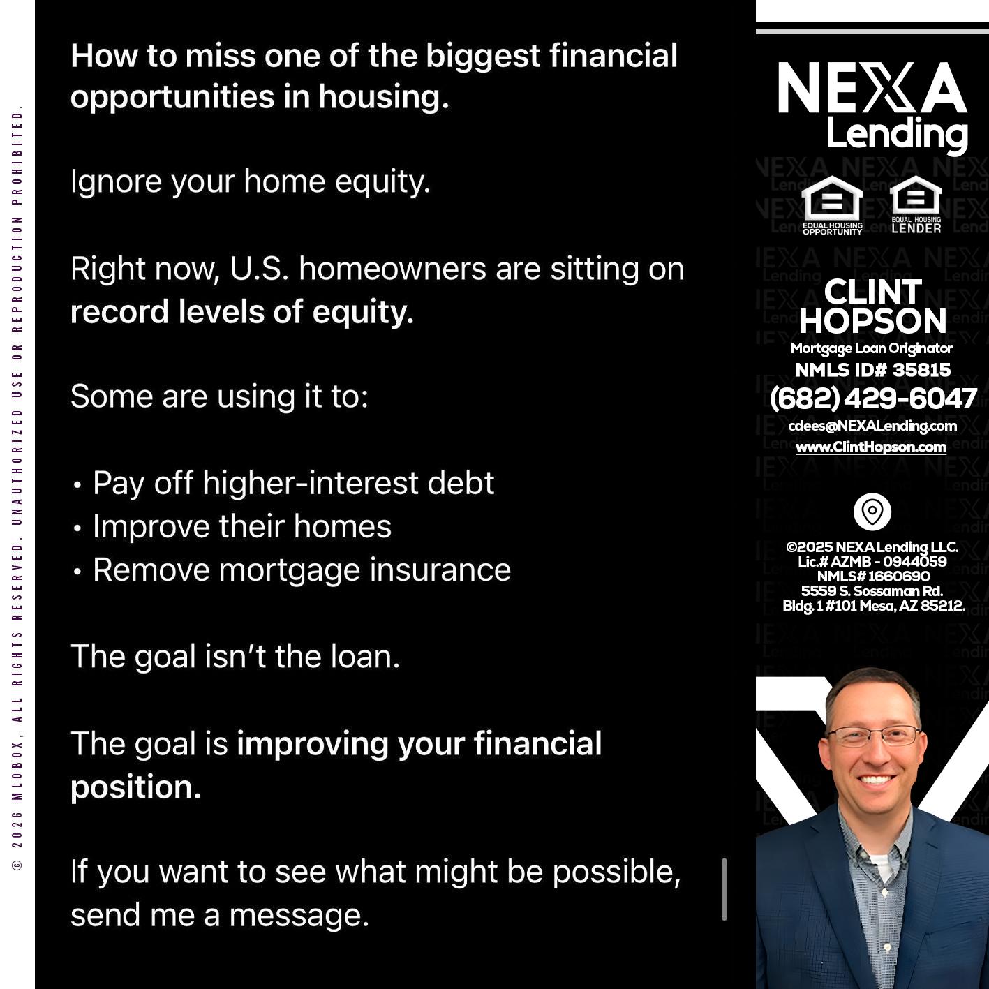 how to miss - Clint Hopson -Mortgage Loan Originator