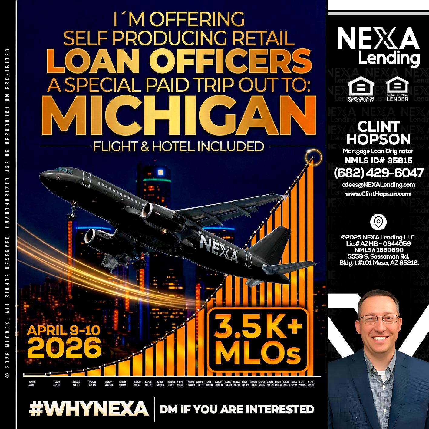 3.5K - Clint Hopson -Mortgage Loan Originator