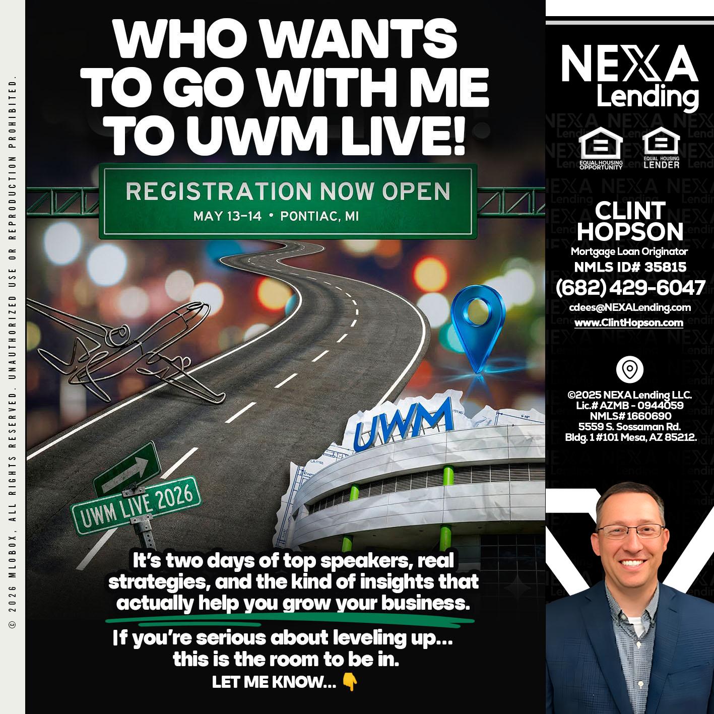 WHO WANTS - Clint Hopson -Mortgage Loan Originator