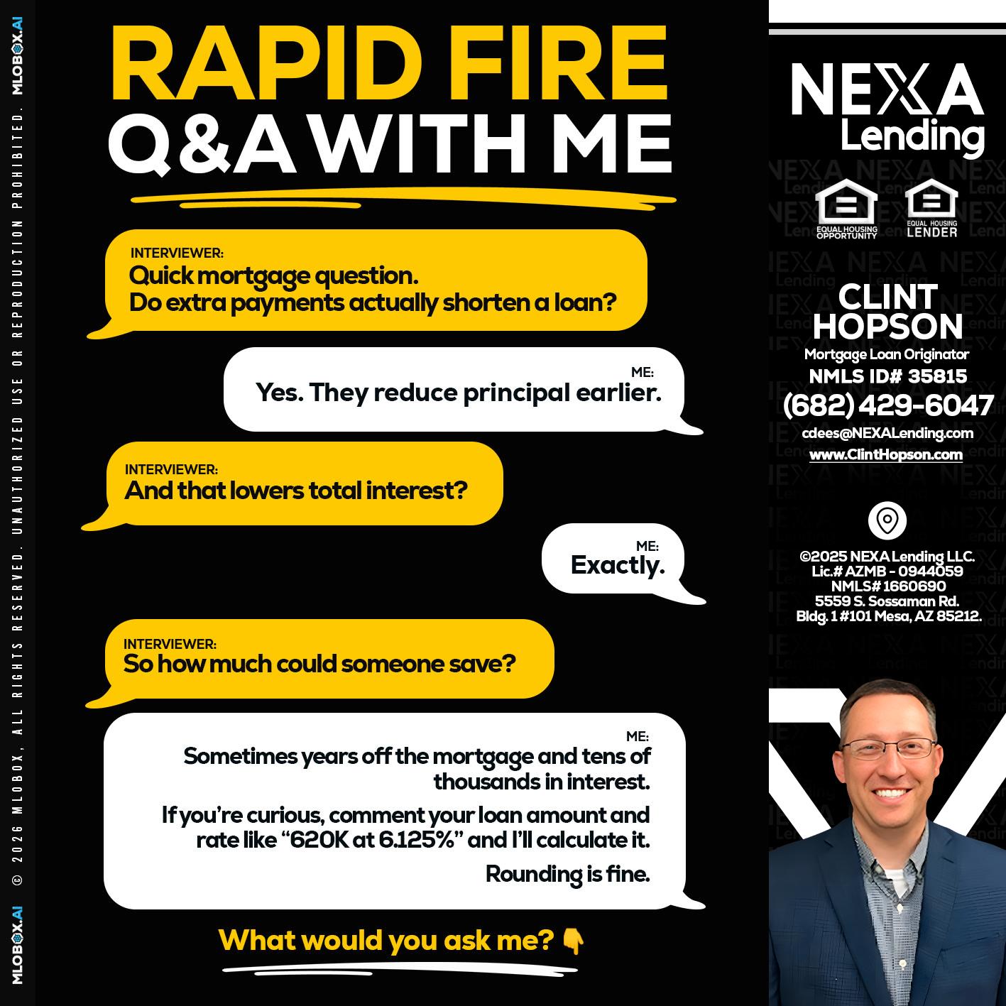 RAPID FIRE QA - Clint Hopson -Mortgage Loan Originator