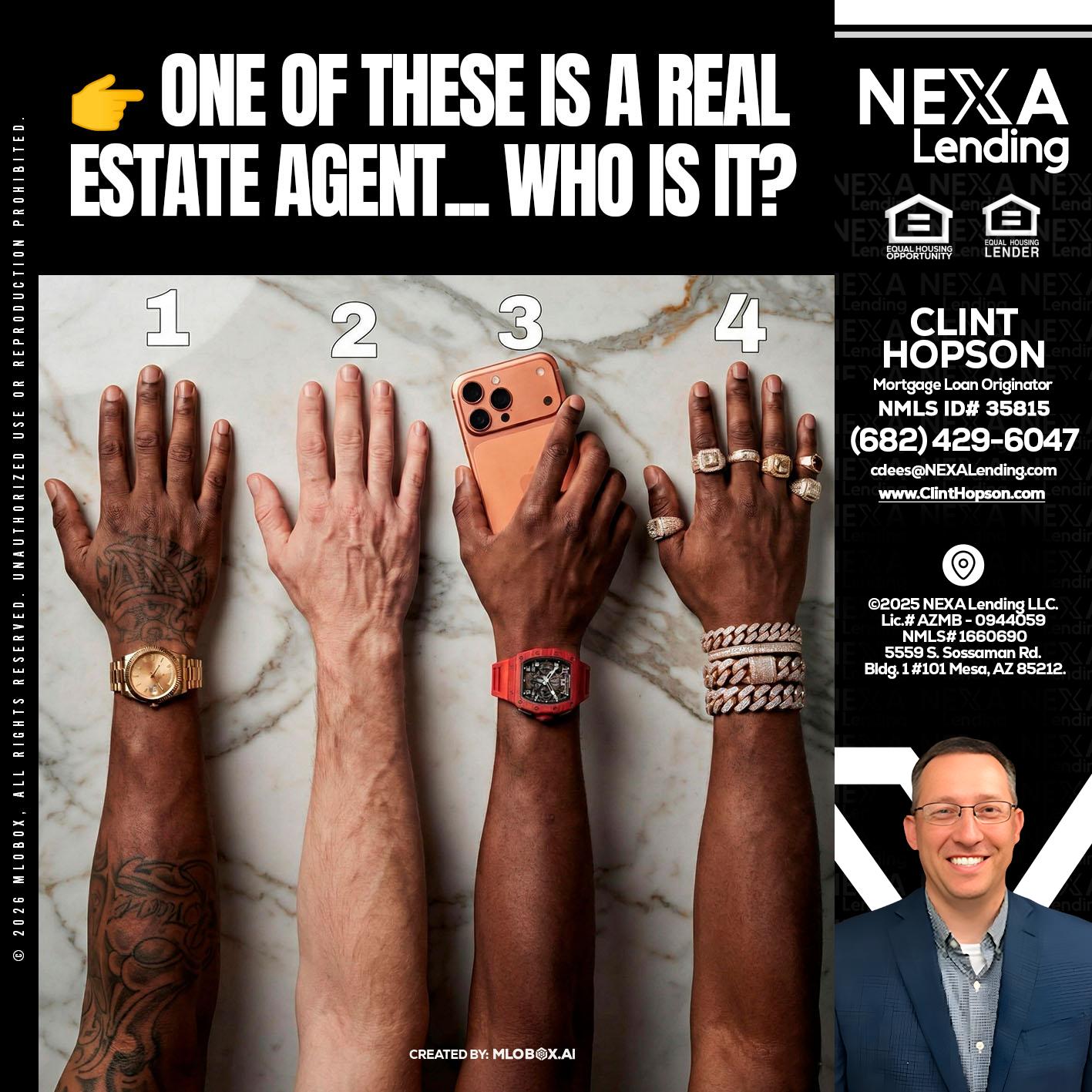 ONE OF THESE - Clint Hopson -Mortgage Loan Originator