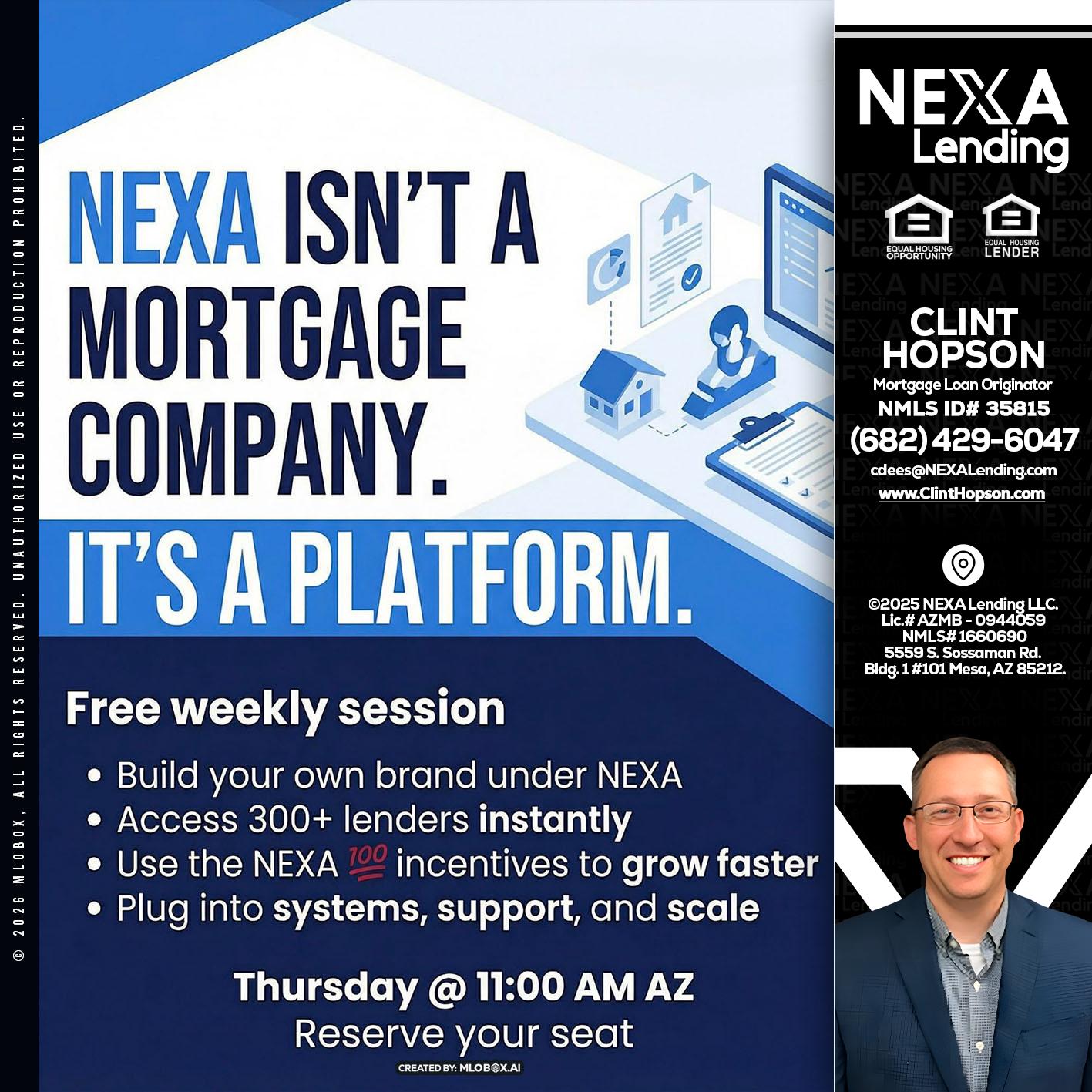 NEXA ISNT - Clint Hopson -Mortgage Loan Originator