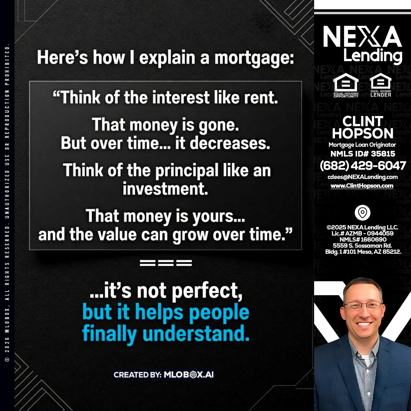 HERES NOW - Clint Hopson -Mortgage Loan Originator