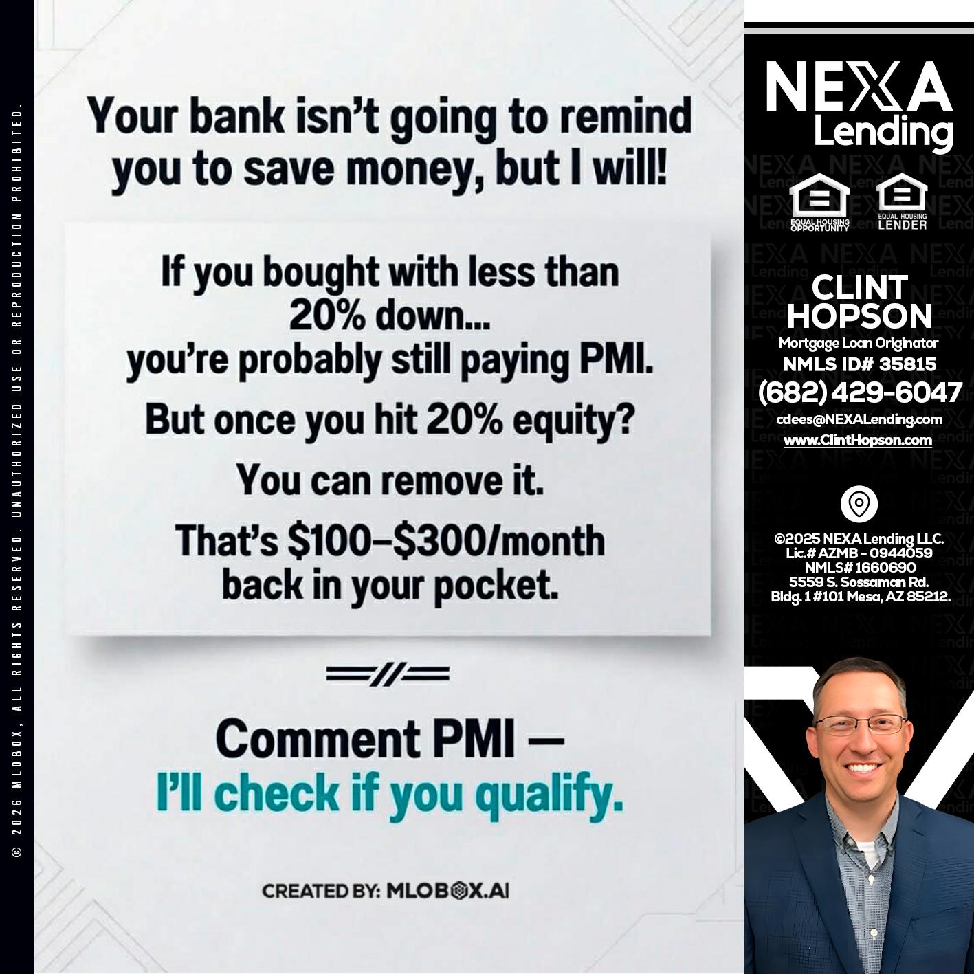 YOUR BANK ISNT - Clint Hopson -Mortgage Loan Originator