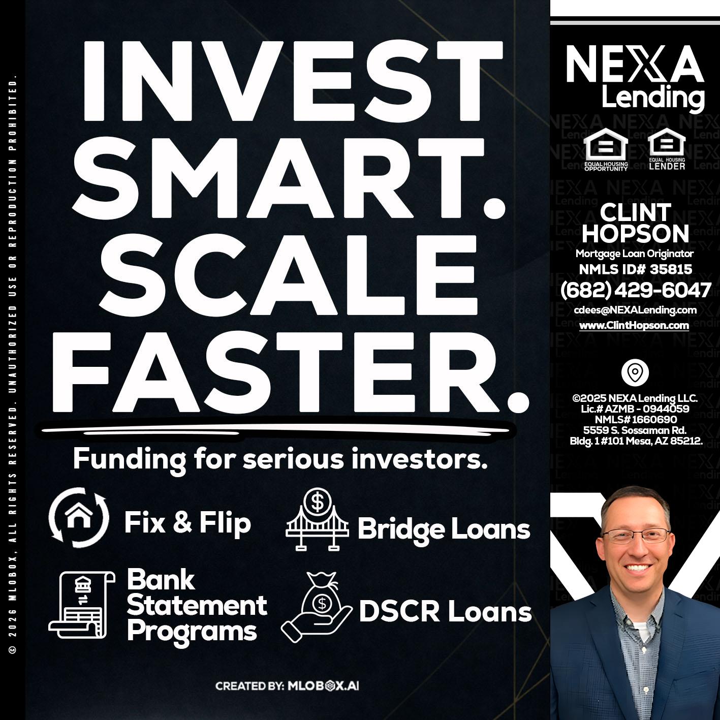 INVEST SMART - Clint Hopson -Mortgage Loan Originator