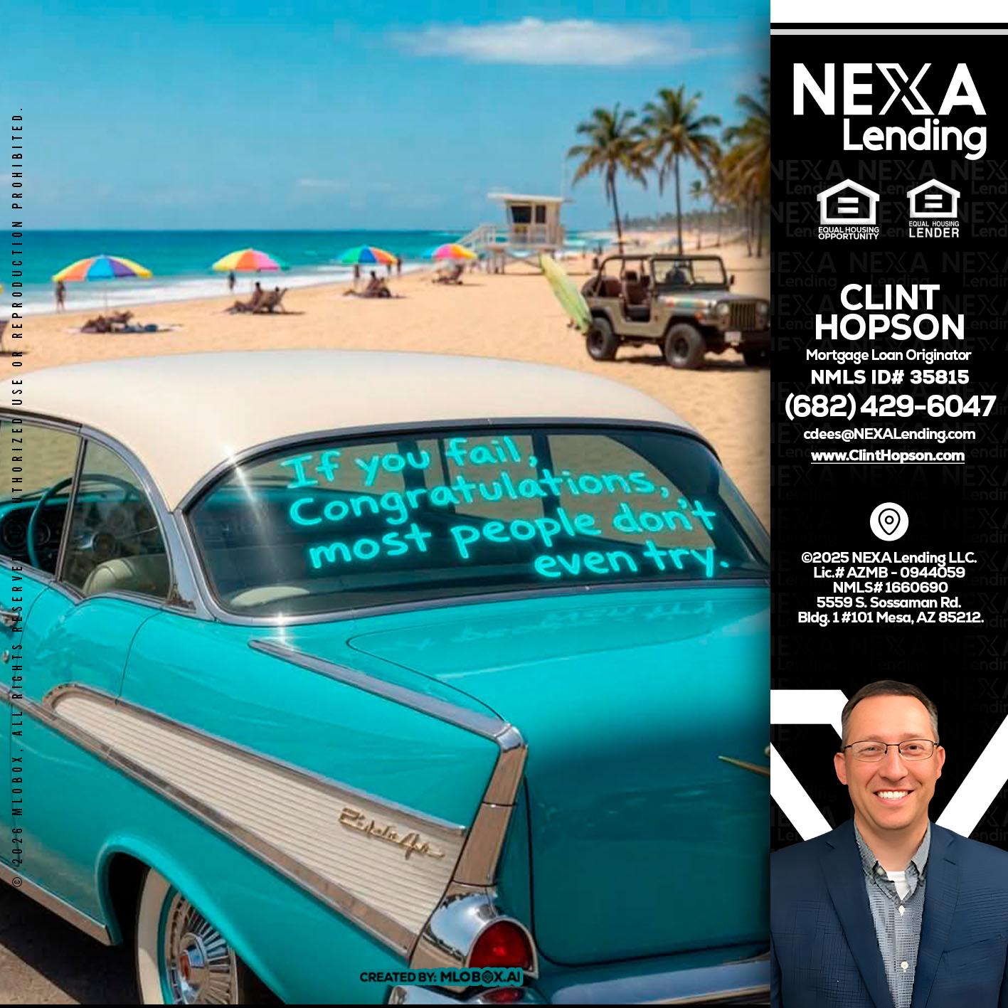 if you - Clint Hopson -Mortgage Loan Originator