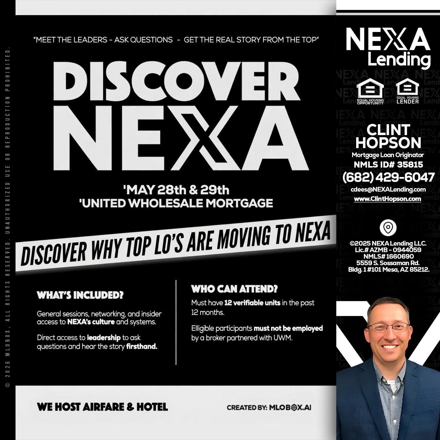 DISCOVER NEXA - Clint Hopson -Mortgage Loan Originator