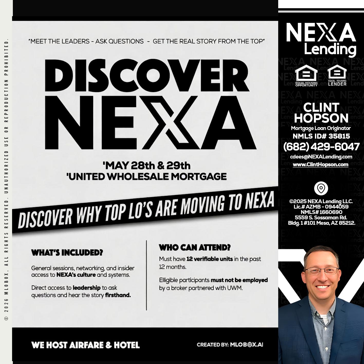 DISCOVER NEXA - Clint Hopson -Mortgage Loan Originator