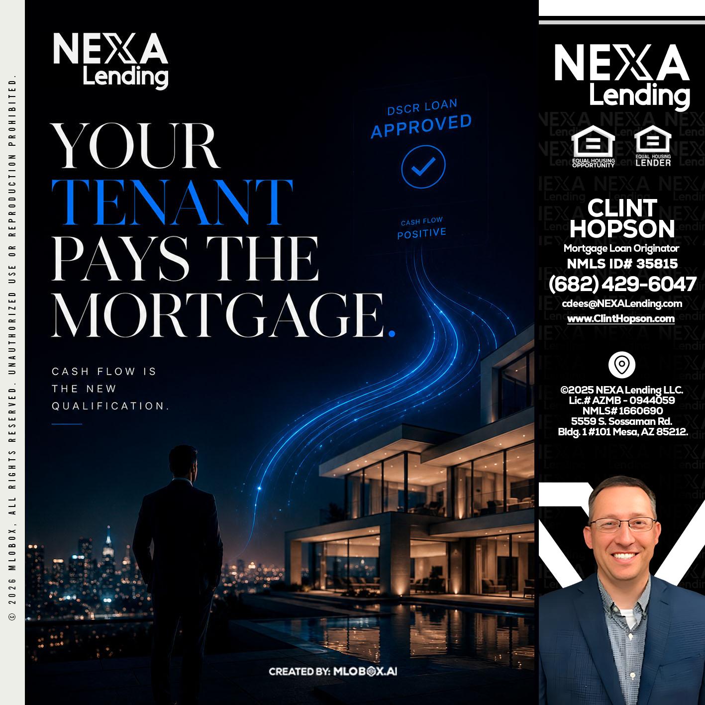 DSCR LOANS - Clint Hopson -Mortgage Loan Originator