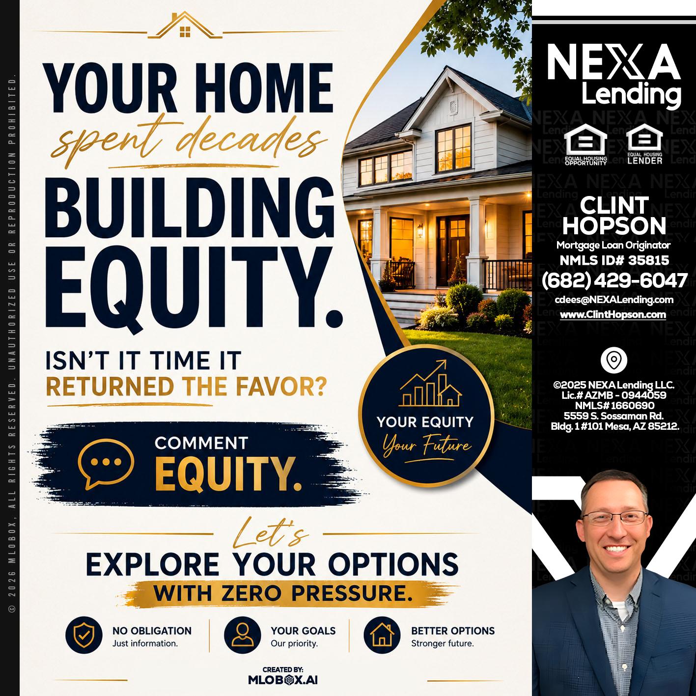 building equity - Clint Hopson -Mortgage Loan Originator