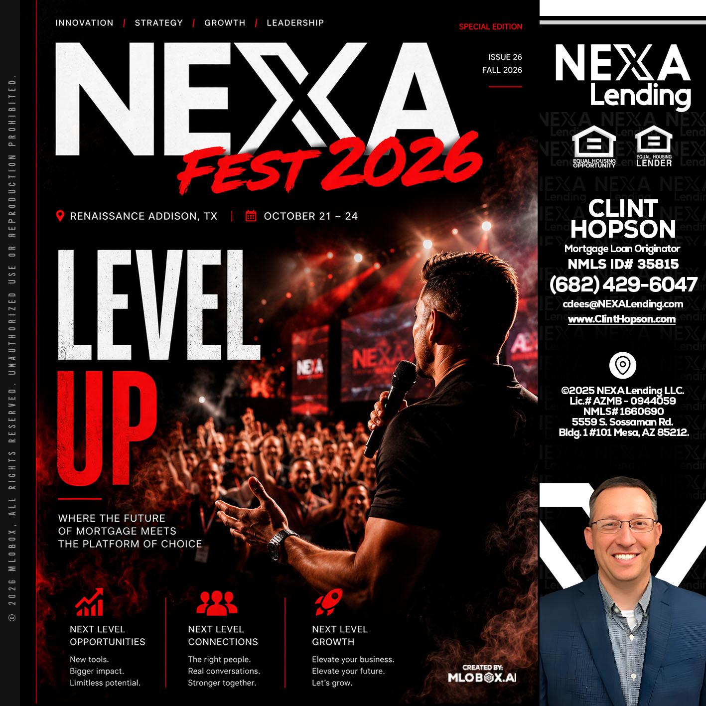 NEXA FEST 2026 - Clint Hopson -Mortgage Loan Originator