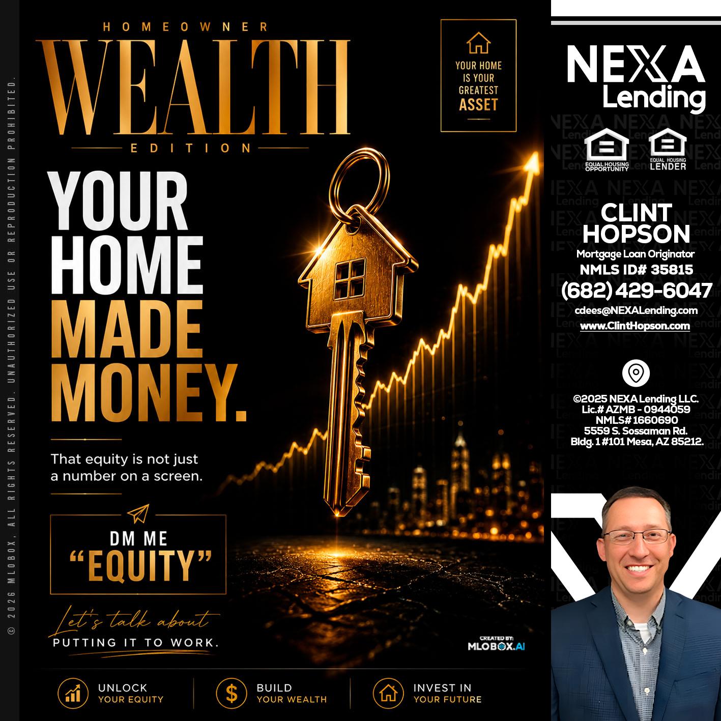 YOUR HOME MADE - Clint Hopson -Mortgage Loan Originator