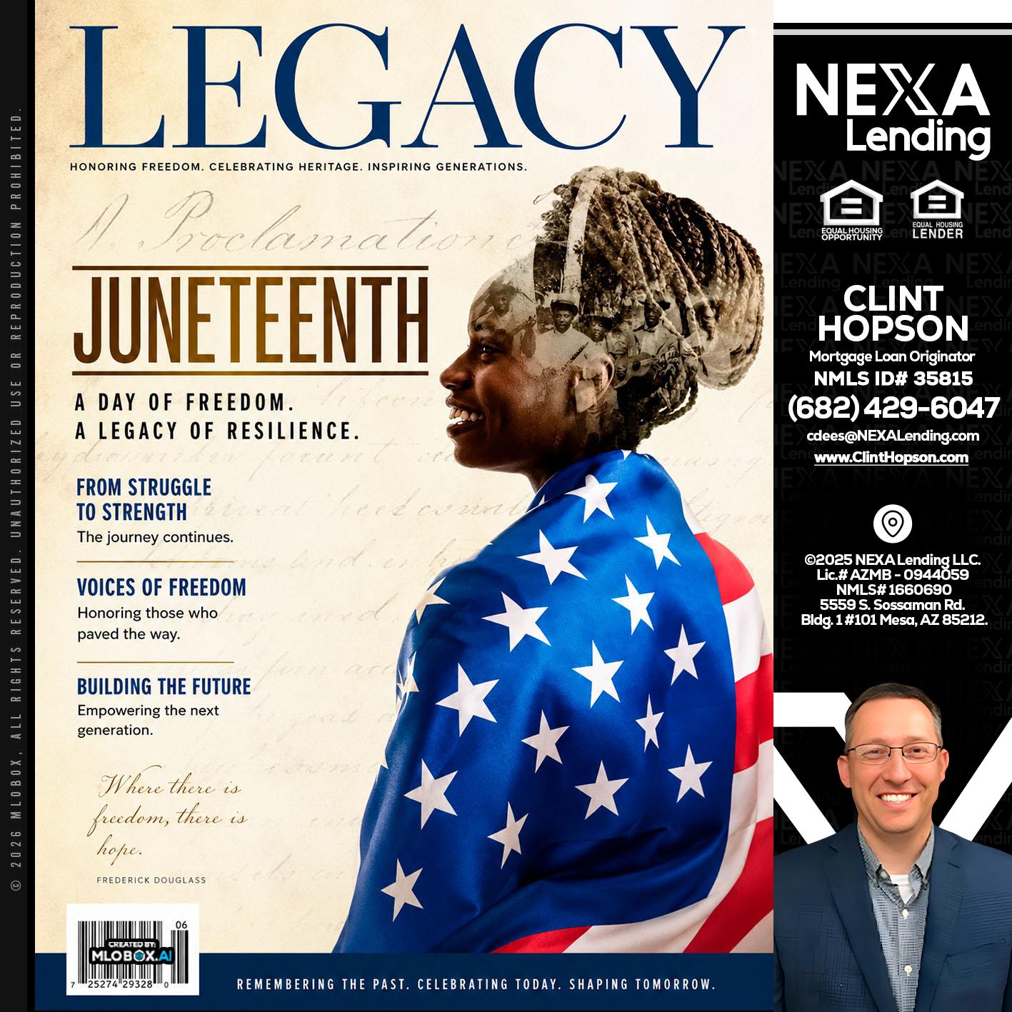 LEGACY - Clint Hopson -Mortgage Loan Originator