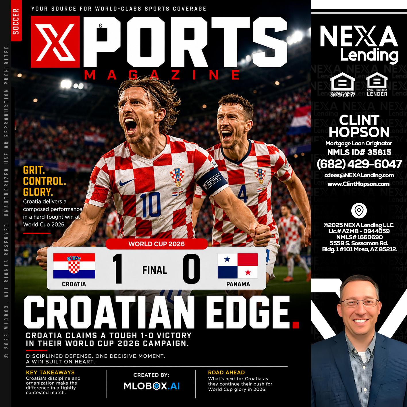 CROATIA 1-0 PANAMA - Clint Hopson -Mortgage Loan Originator