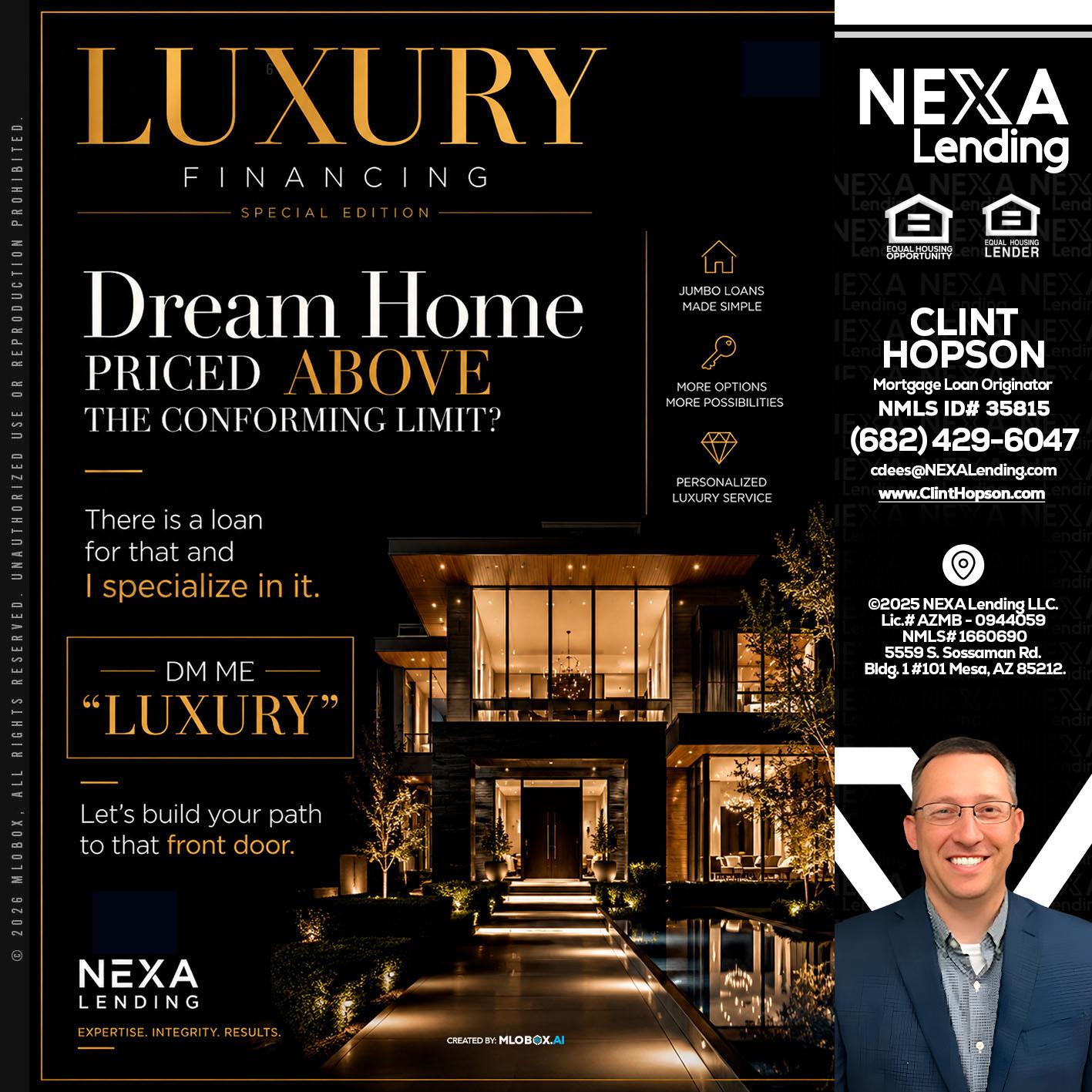 LUXURY - Clint Hopson -Mortgage Loan Originator