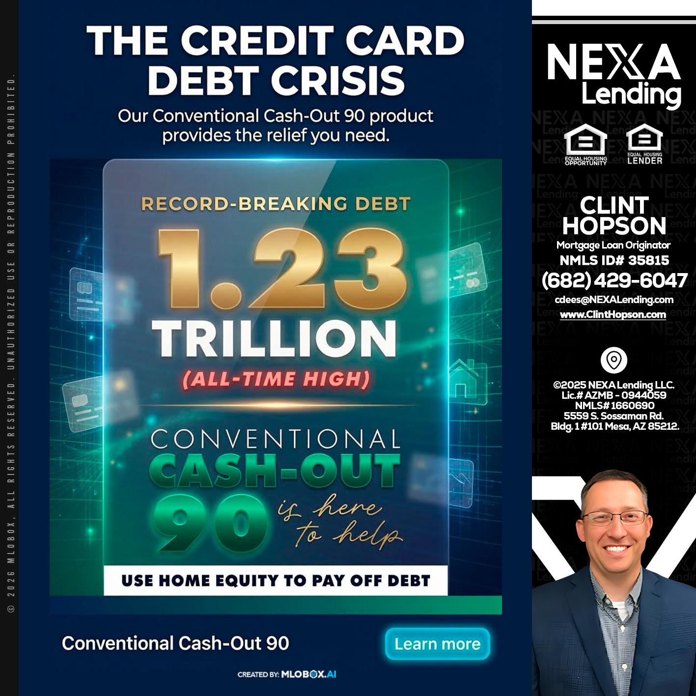 THE CREDIT CARD - Clint Hopson -Mortgage Loan Originator