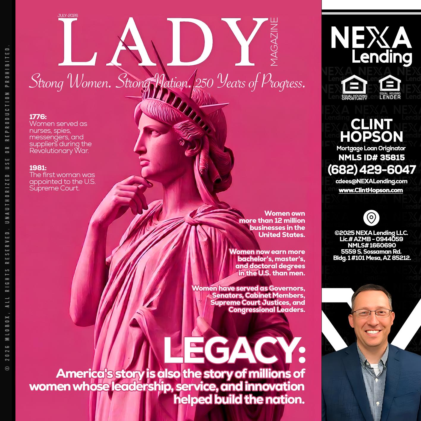 LADY LIBERTY! - Clint Hopson -Mortgage Loan Originator