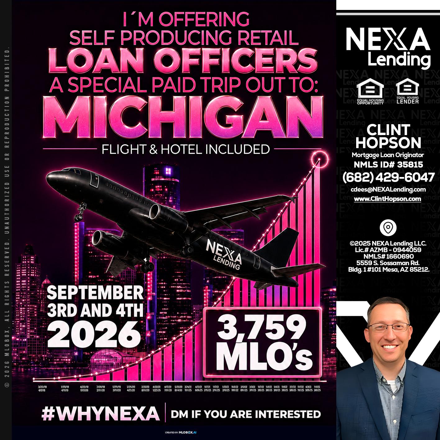 MICHIGAN TRIP - Clint Hopson -Mortgage Loan Originator