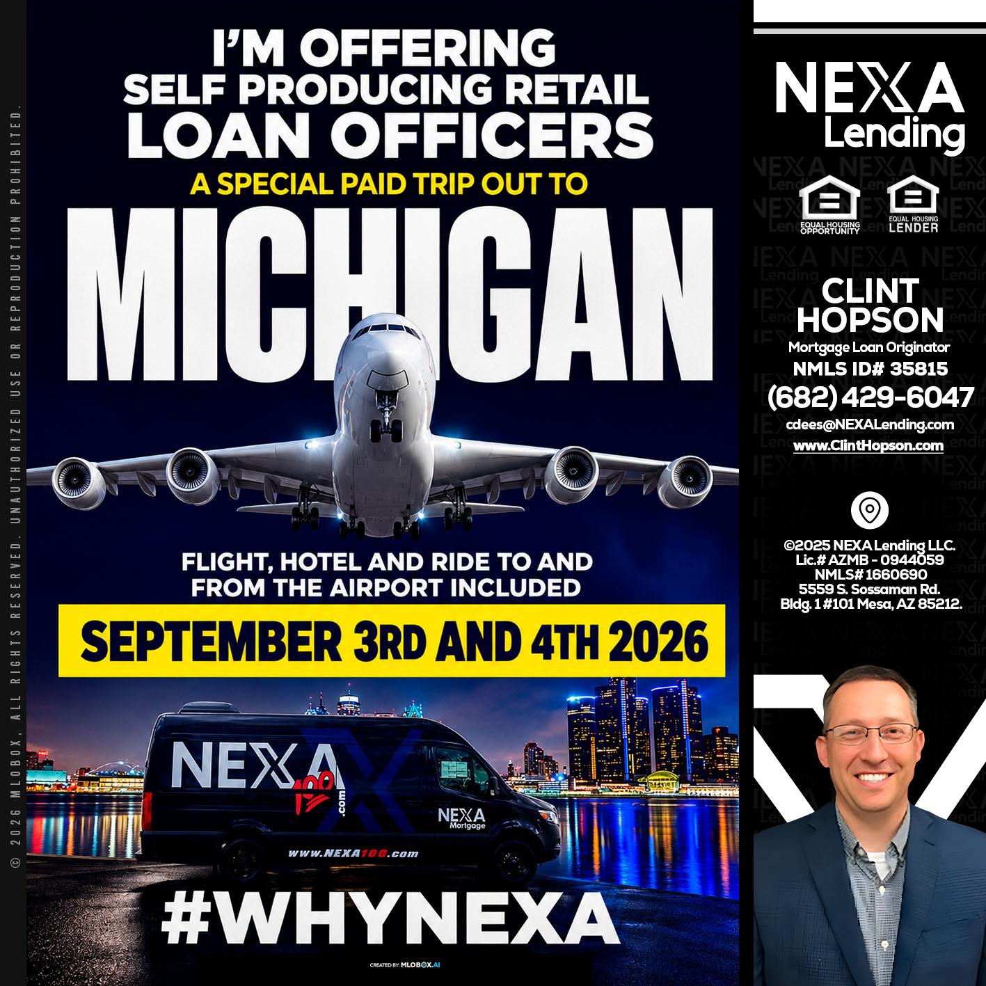 MICHIGAN - Clint Hopson -Mortgage Loan Originator