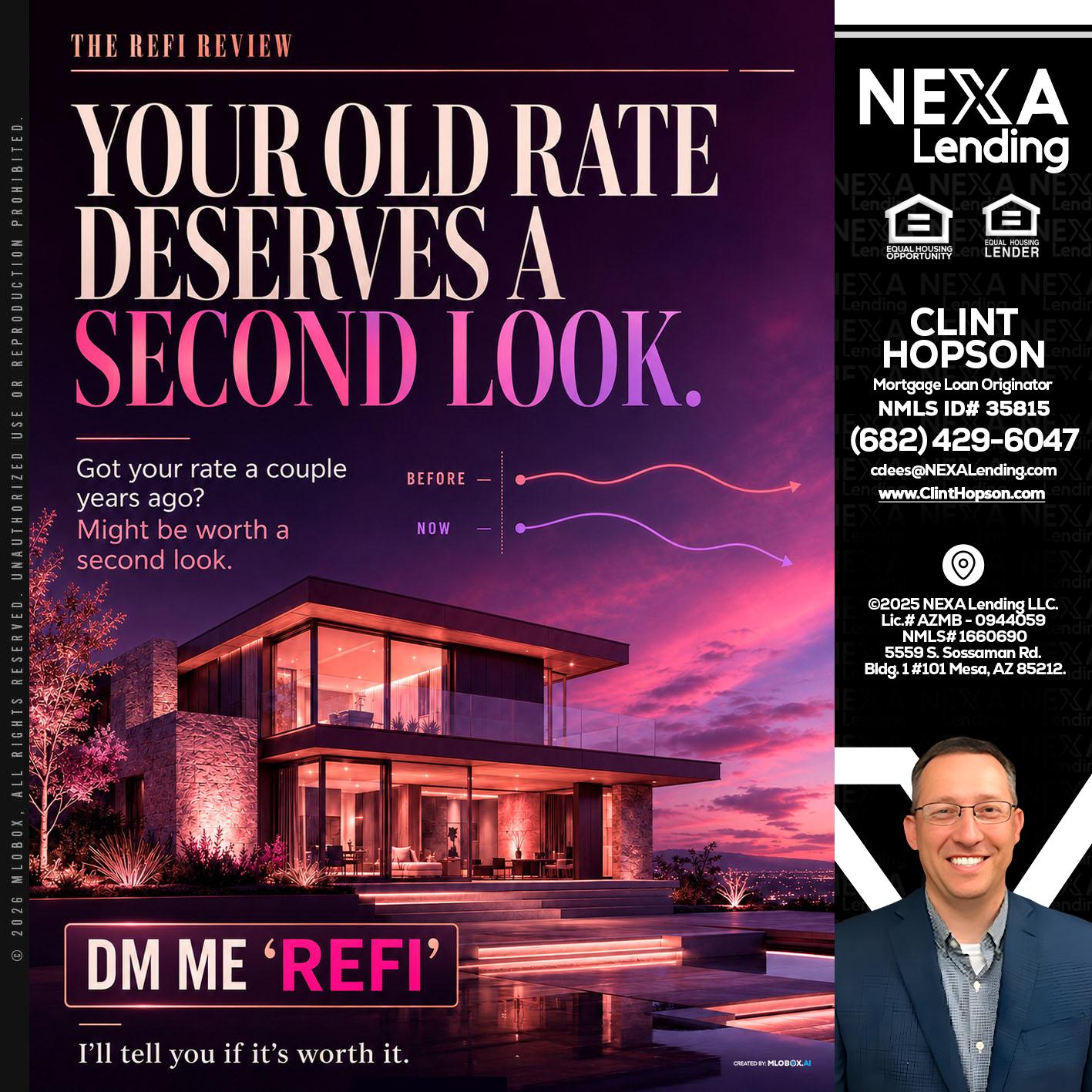 YOUR OLD - Clint Hopson -Mortgage Loan Originator